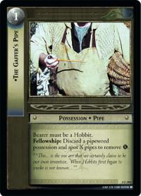 lotr tcg fellowship of the ring foils the gaffer s pipe foil