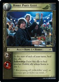 lotr tcg fellowship of the ring foils hobbit party guest foil