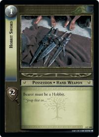 lotr tcg fellowship of the ring foils hobbit sword foil