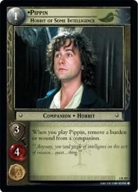 lotr tcg fellowship of the ring pippin hobbit of some intelligence