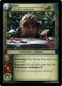 lotr tcg fellowship of the ring sam faithful companion