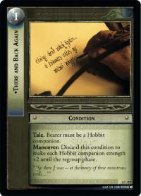lotr tcg fellowship of the ring foils there and back again foil