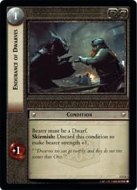 lotr tcg mines of moria foils endurance of dwarves foil