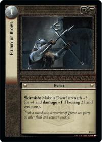 lotr tcg mines of moria foils flurry of blows foil