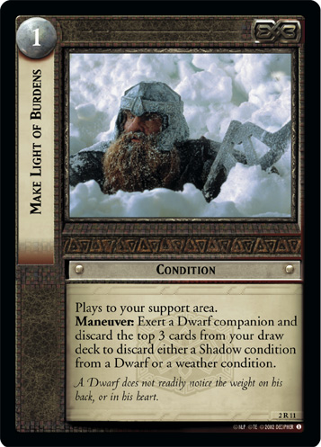 Make Light of Burdens (FOIL)