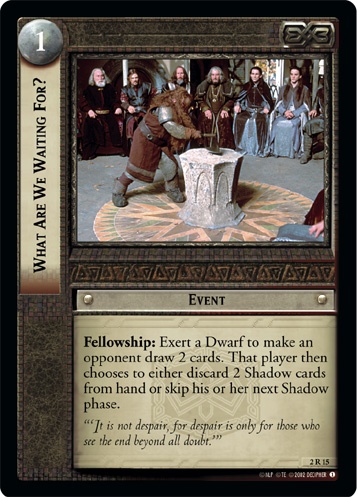 What Are We Waiting For? (FOIL)