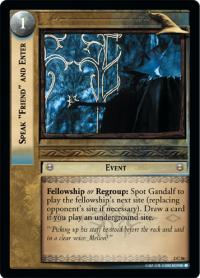 lotr tcg mines of moria foils speak