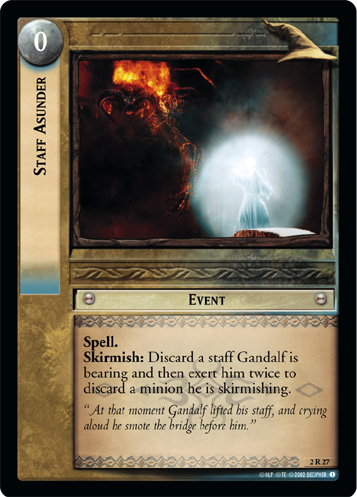 Staff Asunder (FOIL)