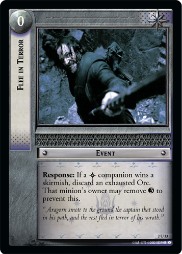 Flee in Terror (FOIL)