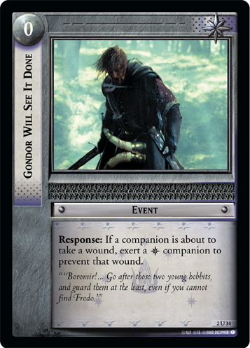 Gondor Will See It Done (FOIL)