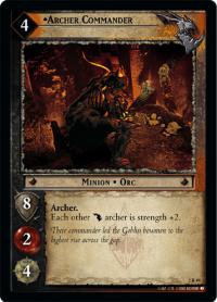 lotr tcg mines of moria foils archer commander foil