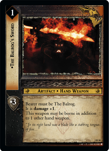 The Balrog's Sword (FOIL)