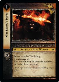 lotr tcg mines of moria the balrog s sword