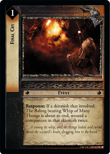 Final Cry (FOIL)