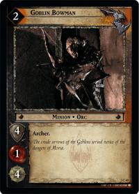 lotr tcg mines of moria foils goblin bowman foil