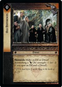 lotr tcg mines of moria foils old differences foil