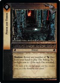 lotr tcg mines of moria foils power and terror foil