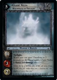 lotr tcg mines of moria foils ulaire nelya ringwraith in twilight foil