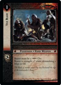 lotr tcg mines of moria foils vile blade foil