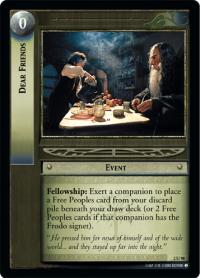 lotr tcg mines of moria foils dear friends foil