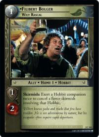 lotr tcg mines of moria foils filibert bolger wily rascal foil