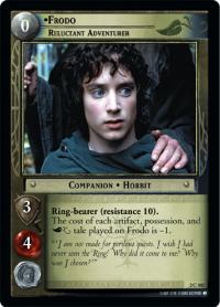 lotr tcg mines of moria foils frodo reluctant adventurer foil