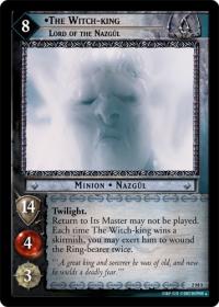 lotr tcg mines of moria the witch king lord of the nazgul