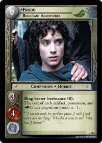 lotr tcg mines of moria frodo reluctant adventurer