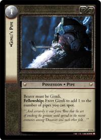 lotr tcg realms of the elf lords foils gimli s pipe foil