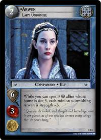 lotr tcg realms of the elf lords foils arwen lady und miel foil