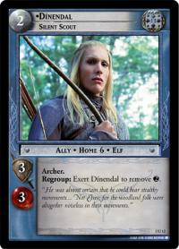 lotr tcg realms of the elf lords foils d nendal silent scout foil