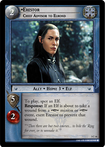 Erestor, Chief Advisor To Elrond (FOIL)