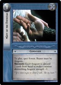 lotr tcg realms of the elf lords foils gift of the evenstar foil
