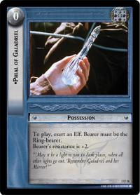 lotr tcg realms of the elf lords foils phial of galadriel foil