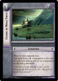 lotr tcg realms of the elf lords foils citadel of minas tirith foil