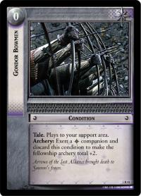 lotr tcg realms of the elf lords foils gondor bowmen foil