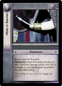 lotr tcg realms of the elf lords foils horn of boromir foil