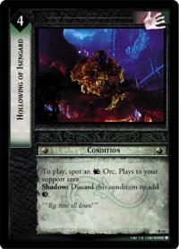 lotr tcg realms of the elf lords foils hollowing of isengard foil