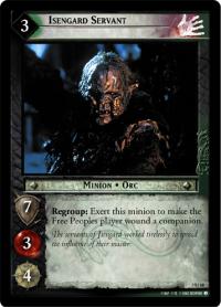 lotr tcg realms of the elf lords foils isengard servant foil