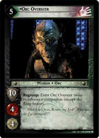 lotr tcg realms of the elf lords foils orc overseer foil