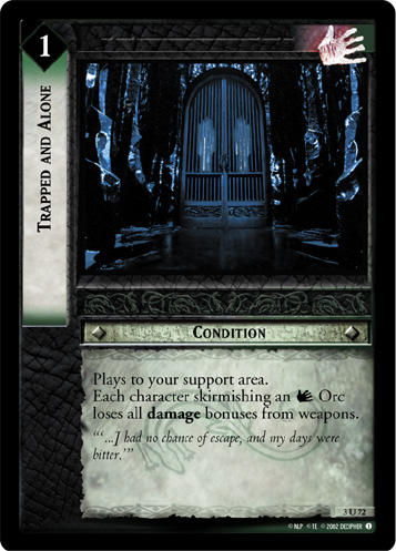 Trapped And Alone (FOIL)