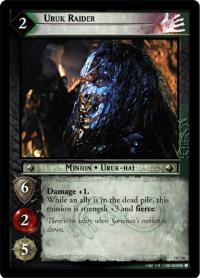 lotr tcg realms of the elf lords foils uruk raider foil