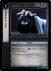 lotr tcg realms of the elf lords foils news of mordor foil