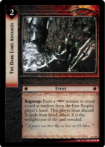 The Dark Lord Advances (FOIL)