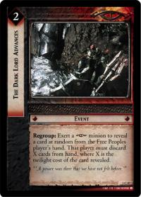 lotr tcg realms of the elf lords foils the dark lord advances foil