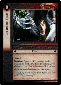 lotr tcg realms of the elf lords foils get off the road foil