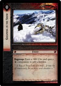 lotr tcg realms of the elf lords foils gleaming in the snow foil