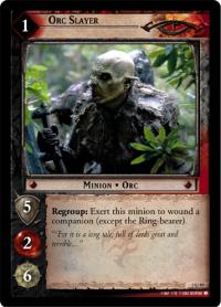 lotr tcg realms of the elf lords foils orc slayer foil