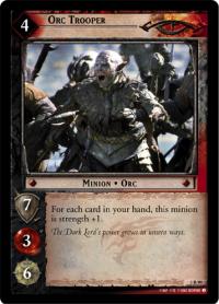 lotr tcg realms of the elf lords foils orc trooper foil