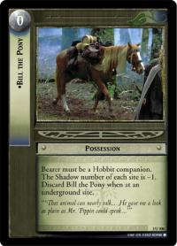 lotr tcg realms of the elf lords foils bill the pony foil